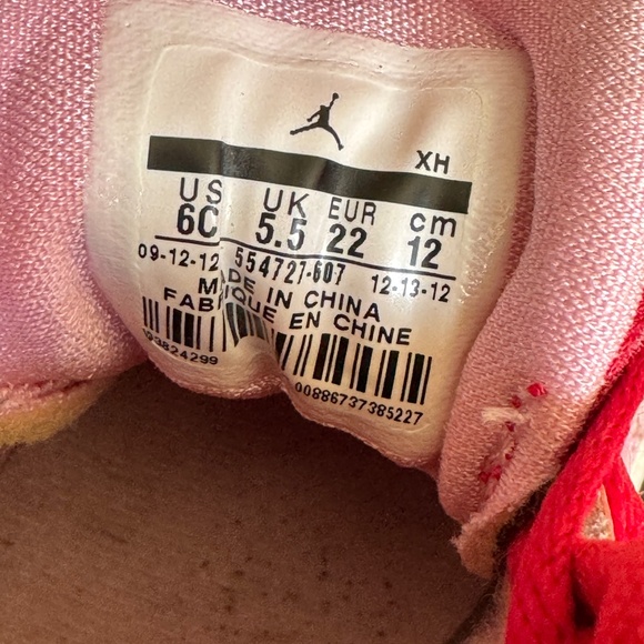 Nike Jordan 1 Mid Premium Valentine's Day Size US 6C Pink - Picture 11 of 11